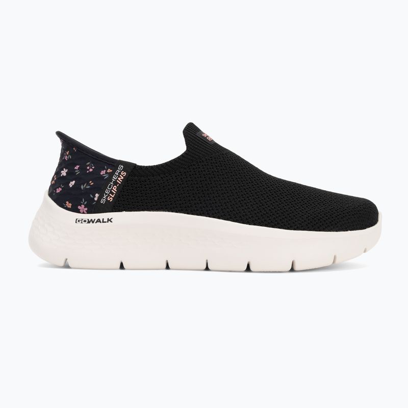 Scarpe da donna SKECHERS Go Walk Flex Sunset Rose nero 2