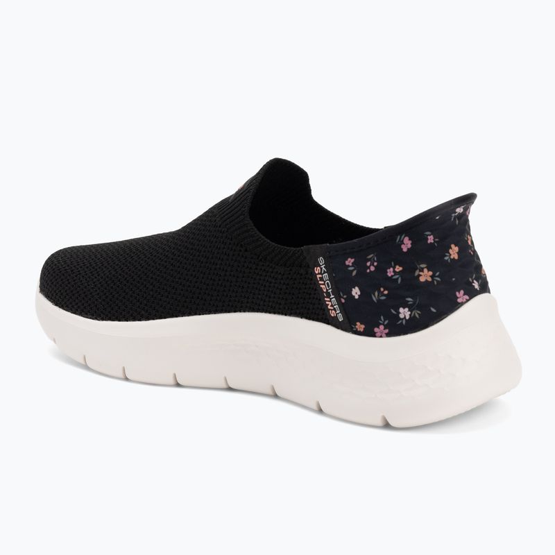 Scarpe da donna SKECHERS Go Walk Flex Sunset Rose nero 3