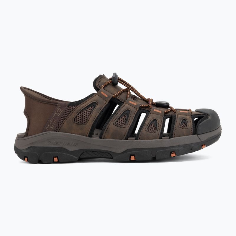 Sandali da uomo SKECHERS Tresmen Norvick brown 2
