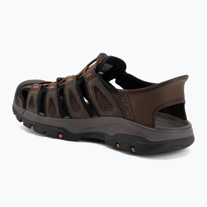 Sandali da uomo SKECHERS Tresmen Norvick brown 3