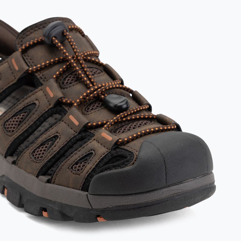 Sandali da uomo SKECHERS Tresmen Norvick brown 7