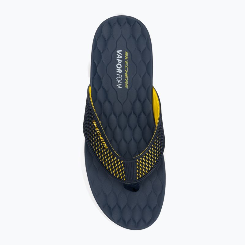 Infradito da uomo SKECHERS Vapor Foam Sandal Sayto blu 5