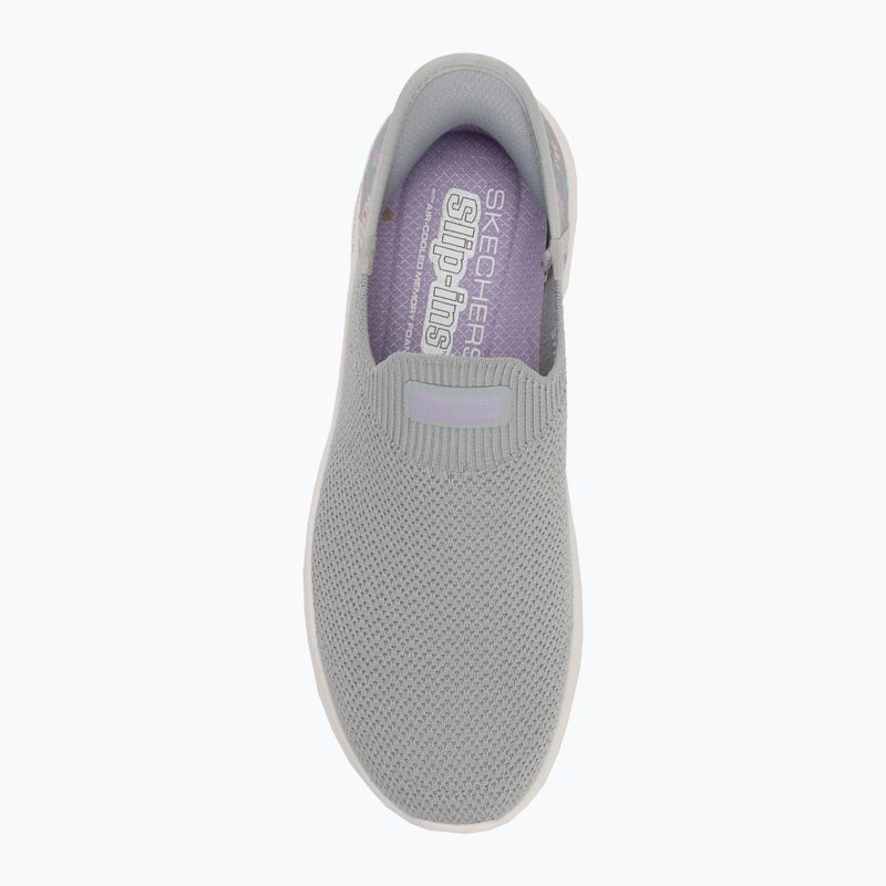 SKECHERS scarpe da donna Go Walk Flex Sunset Rose grigio/lavanda 5