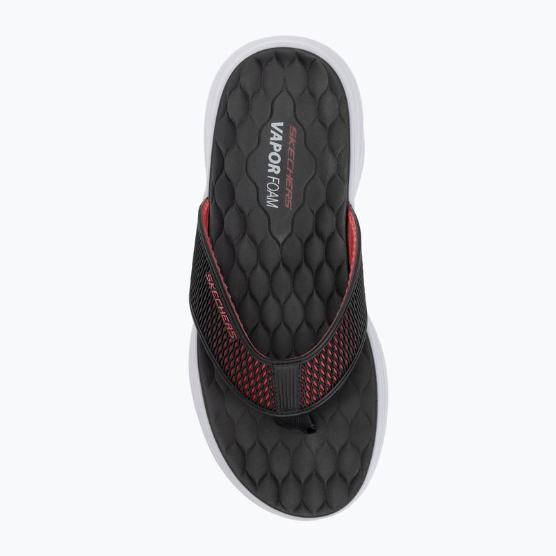 SKECHERS Vapor Foam Sandal Sayto nero infradito da uomo 5