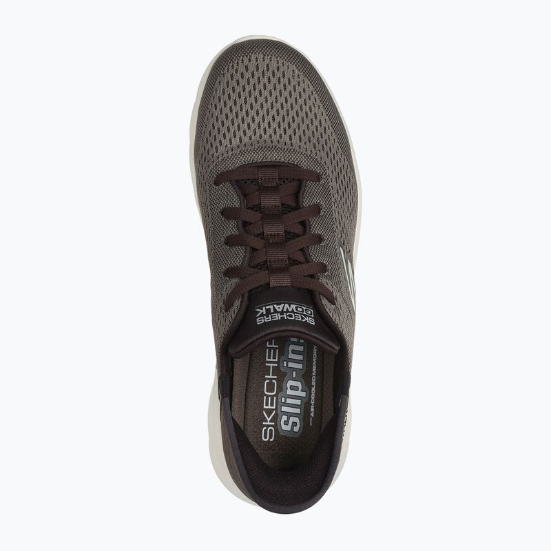 SKECHERS Uomo Slip-ins Go Walk Flex New World scarpe marroni 11