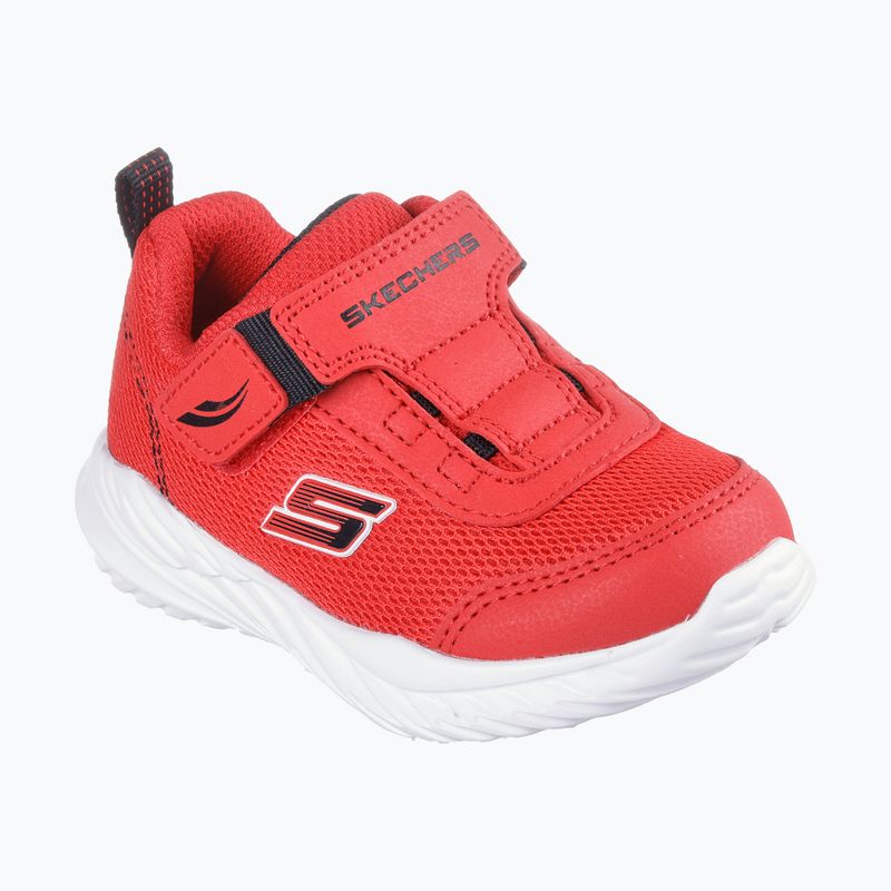 Scarpe da bambino Skechers Nitro Sprint rosso/nero 10