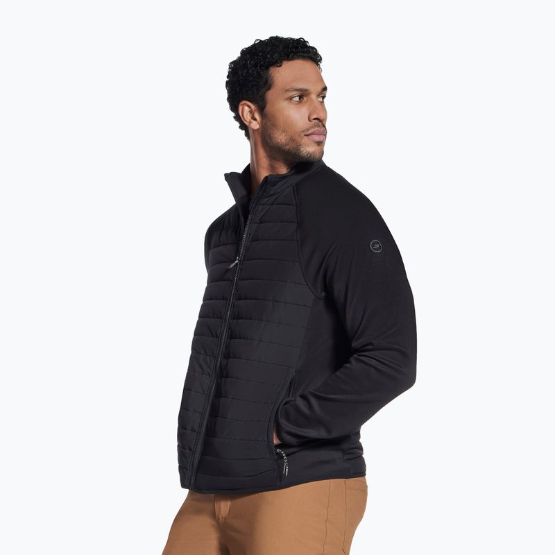Giacca ibrida da uomo SKECHERS The Hoodless Hybrid black 3
