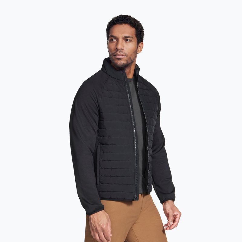 Giacca ibrida da uomo SKECHERS The Hoodless Hybrid black 5