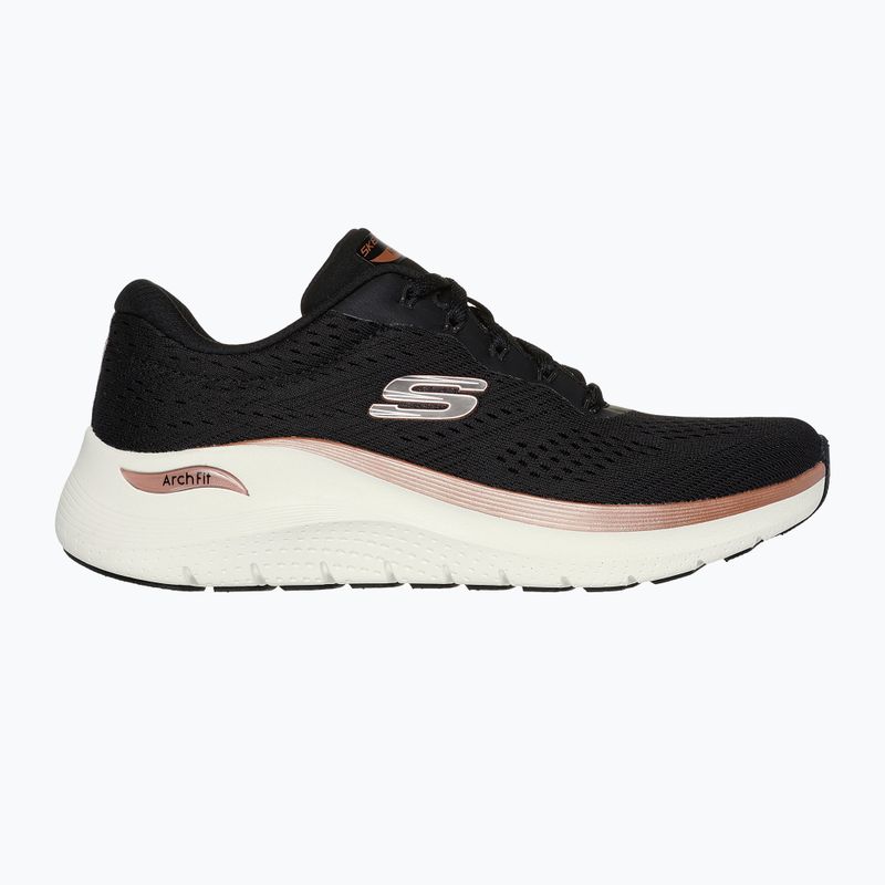 SKECHERS scarpe da donna Arch Fit 2.0 Glow The Distance nero/oro rosso 2