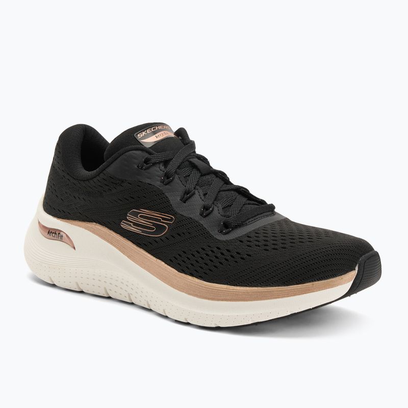 SKECHERS scarpe da donna Arch Fit 2.0 Glow The Distance nero/oro rosso