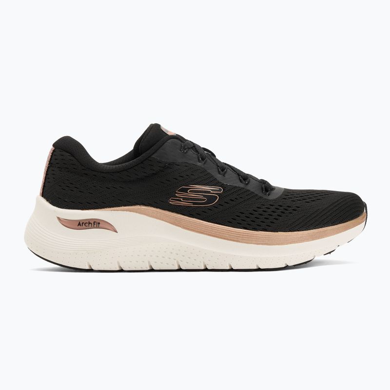 SKECHERS scarpe da donna Arch Fit 2.0 Glow The Distance nero/oro rosso 2