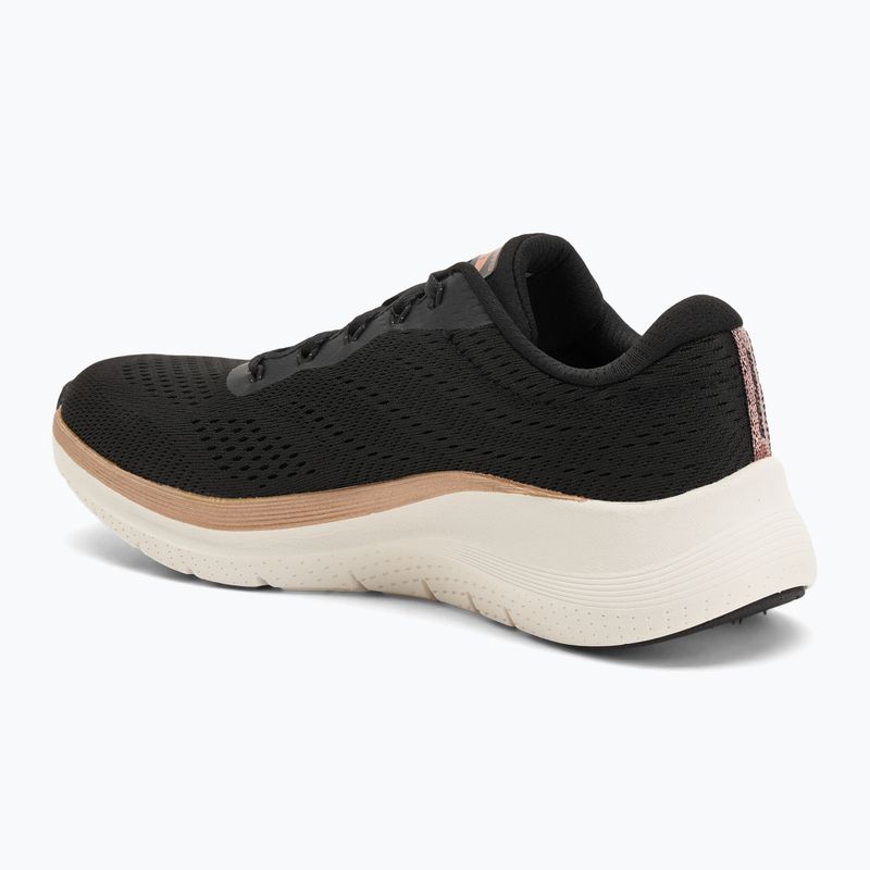 SKECHERS scarpe da donna Arch Fit 2.0 Glow The Distance nero/oro rosso 3