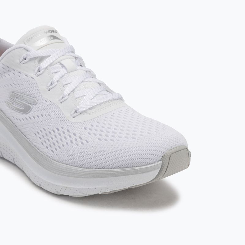 SKECHERS scarpe da donna Arch Fit 2.0 Glow The Distance bianco/argento 7