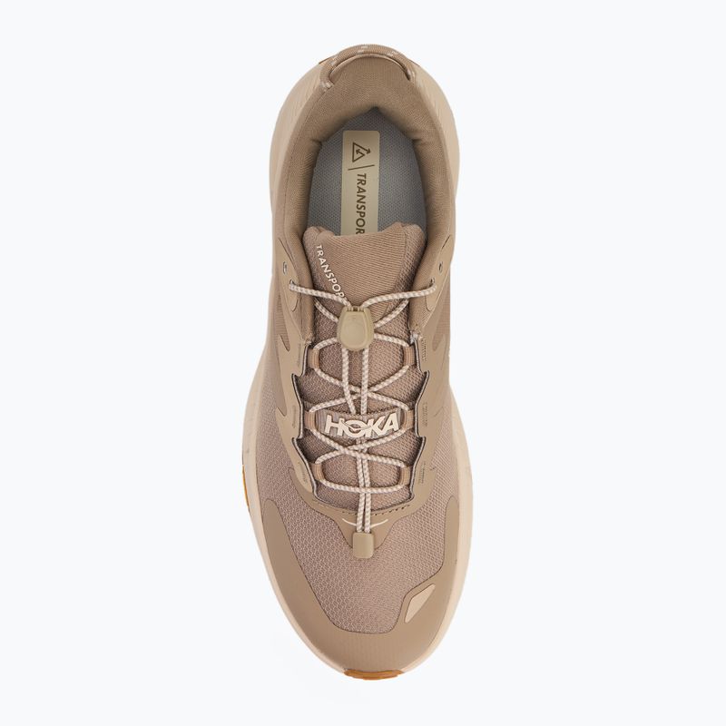 Scarpe da corsa da uomo HOKA Transport dune/eggnog 5