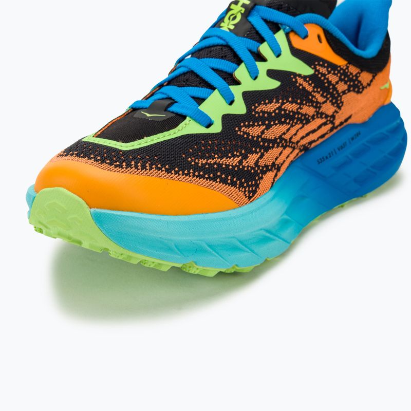 Scarpe da corsa da uomo HOKA Speedgoat 5 solar flare/blu diva 7