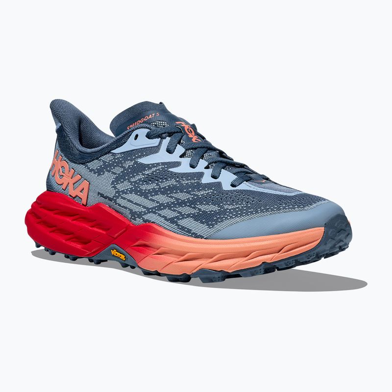 Scarpe da corsa da donna HOKA Speedgoat 5, vera alzavola/papaya 8