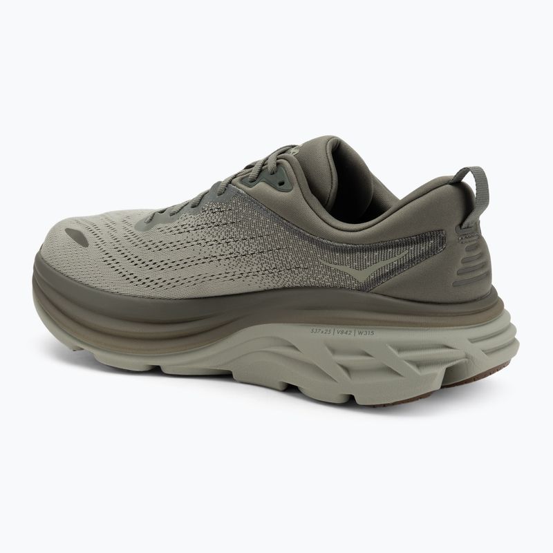 HOKA Bondi 8 ardesia/barley scarpe da corsa da uomo 3
