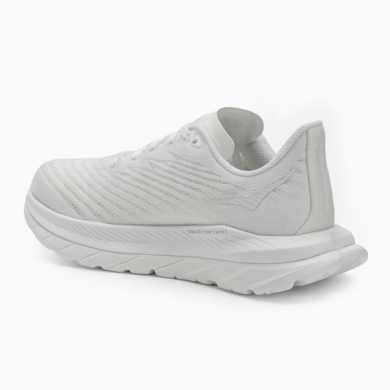 Scarpe da corsa da donna HOKA Mach 5 bianco/bianco 3