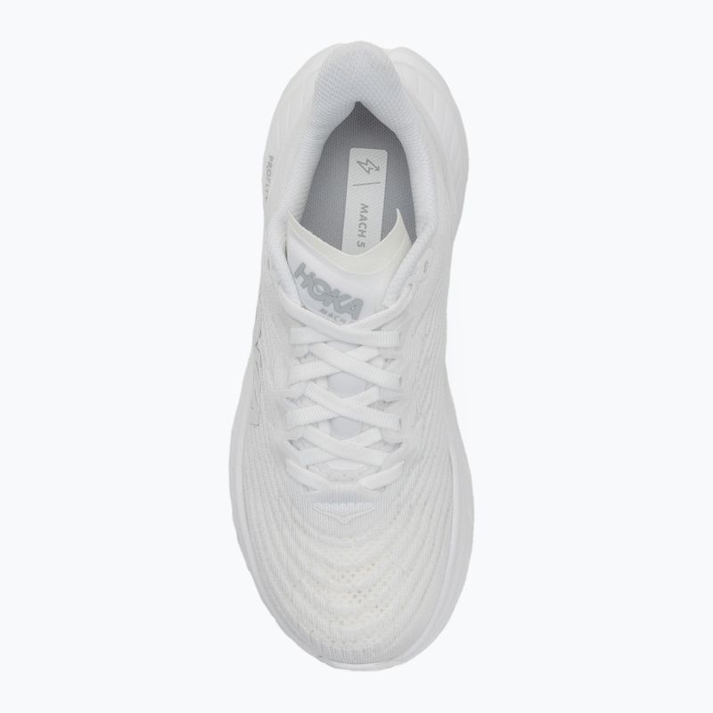Scarpe da corsa da donna HOKA Mach 5 bianco/bianco 5