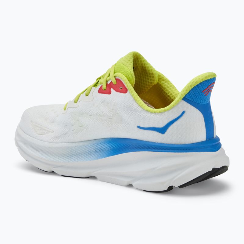 HOKA scarpe da corsa da uomo Clifton 9 blanc de blanc/blu virtuale 3