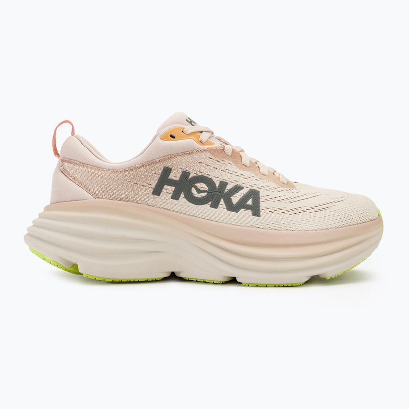 Scarpe da corsa da donna HOKA Bondi 8 crema/vaniglia 2