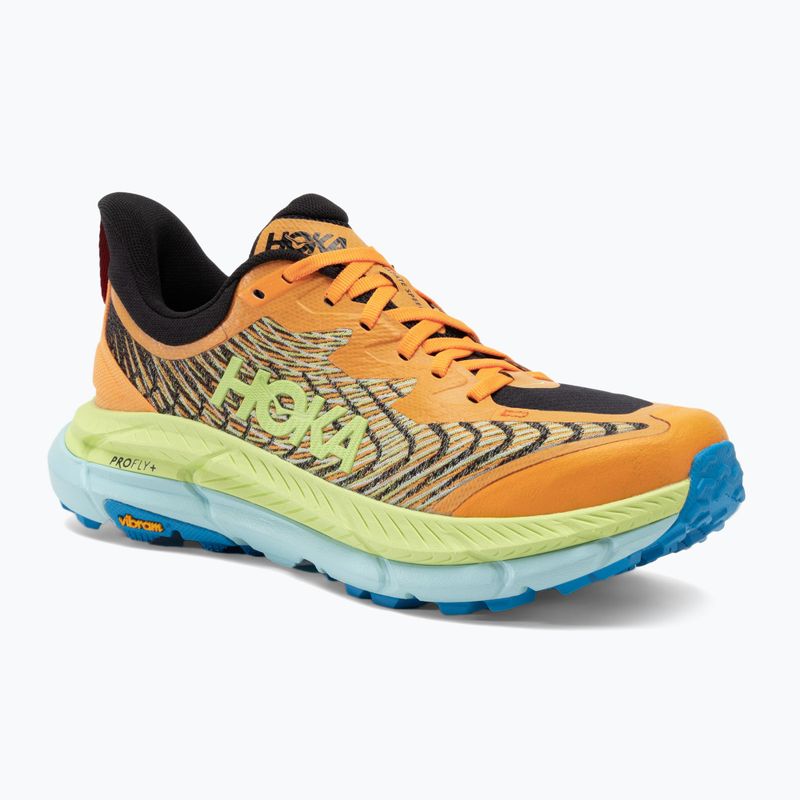 Scarpe da corsa HOKA Mafate Speed 4 solar flare/lettuce da uomo