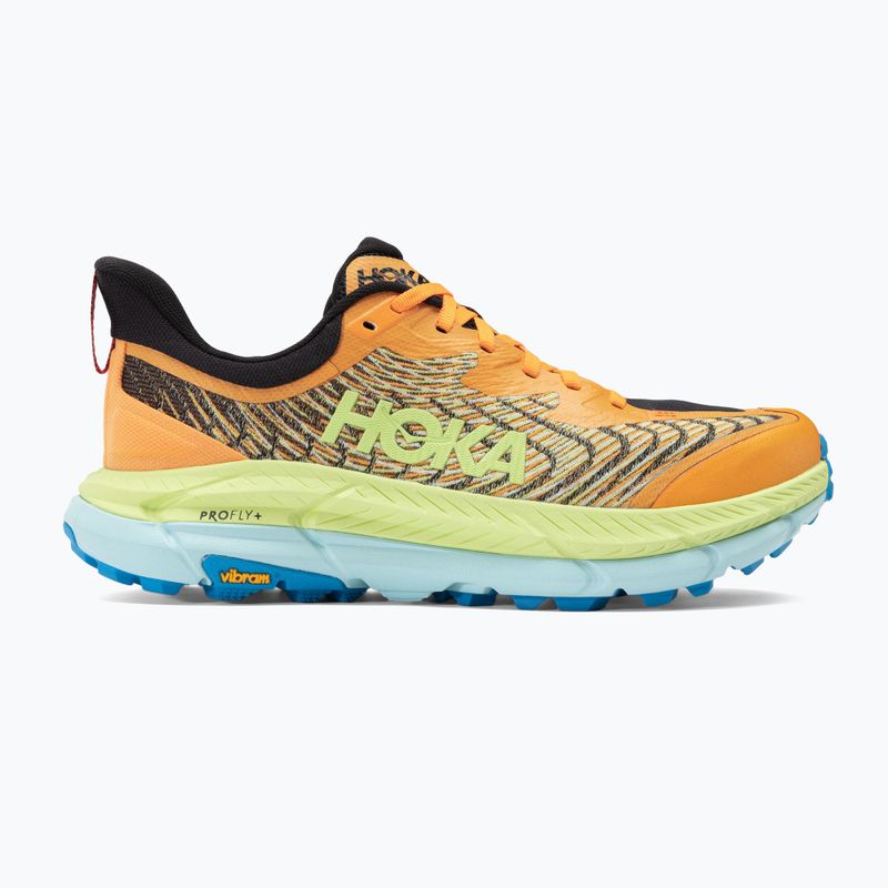 Scarpe da corsa HOKA Mafate Speed 4 solar flare/lettuce da uomo 2