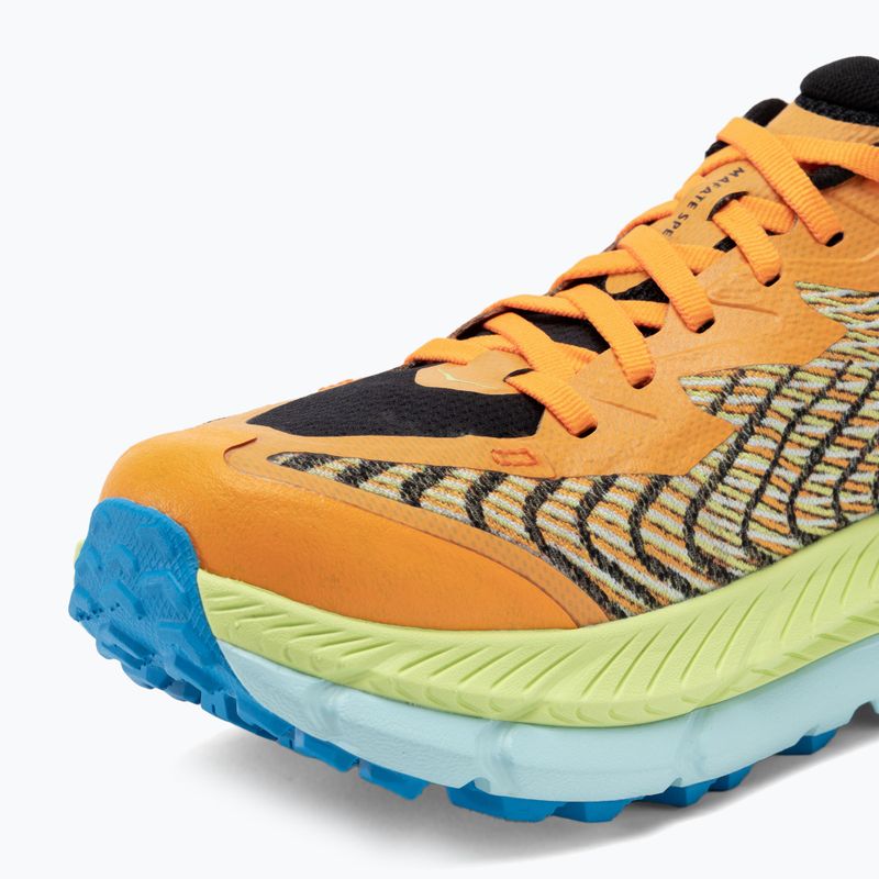 Scarpe da corsa HOKA Mafate Speed 4 solar flare/lettuce da uomo 7