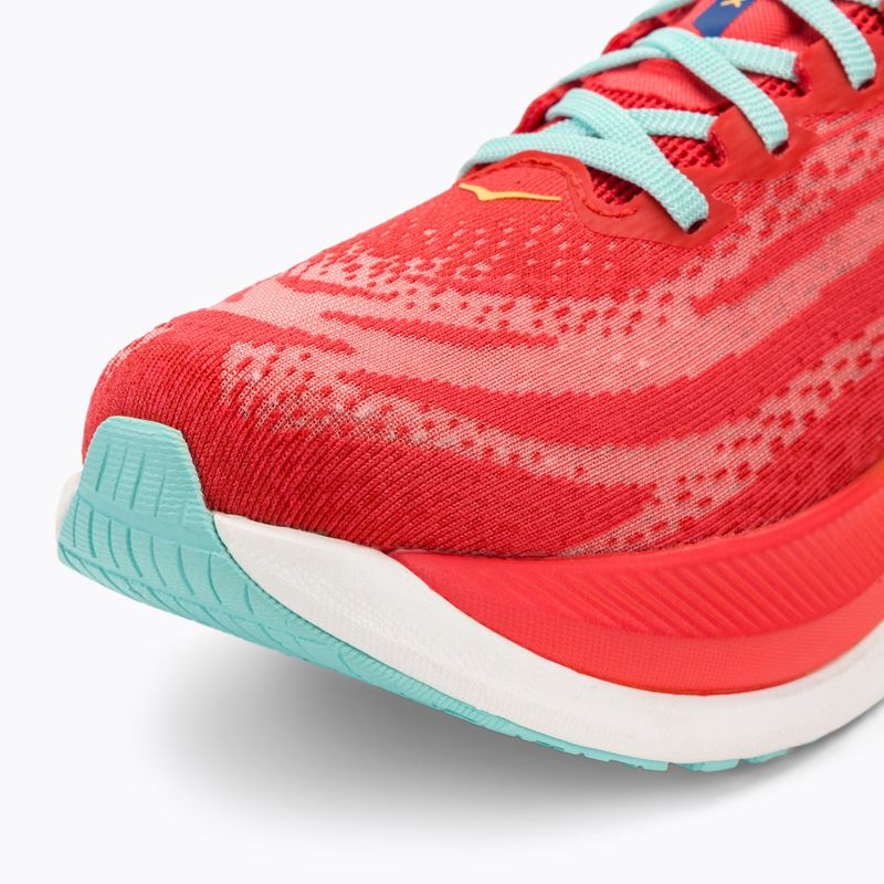 Scarpe da corsa HOKA Mach X cerise/cloudless da uomo 7