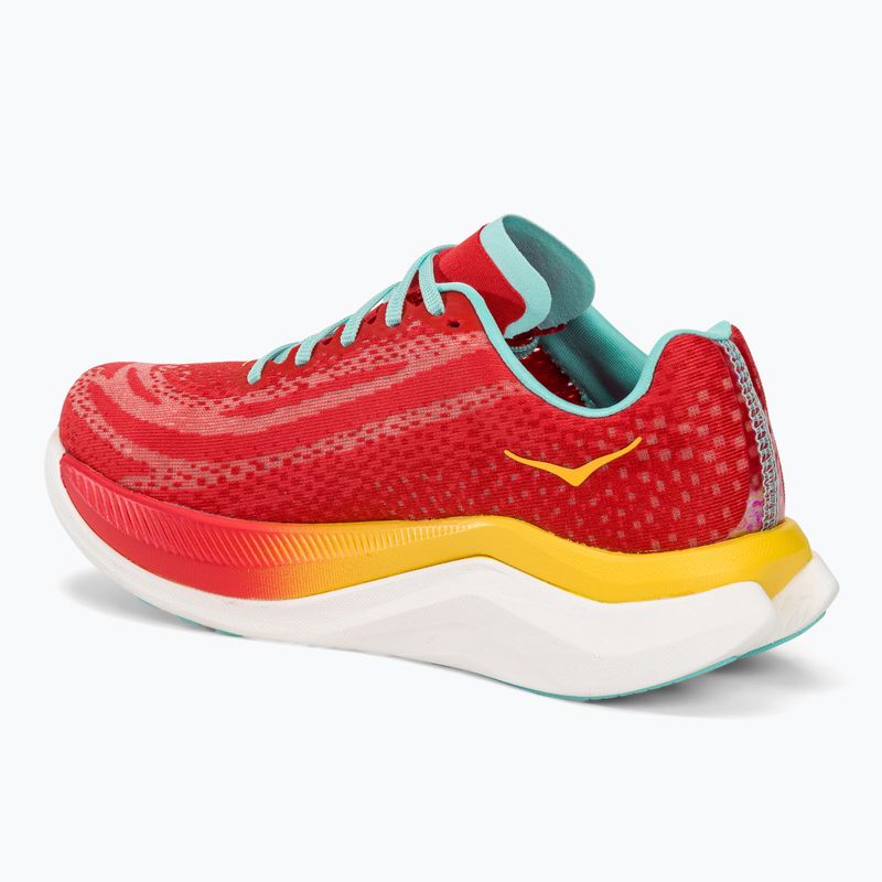 Scarpe da corsa da donna HOKA Mach X cerise/cloudless 3