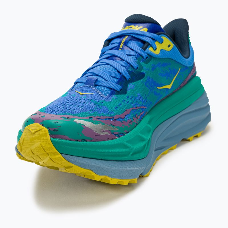Scarpe da corsa da uomo HOKA Stinson 7 blu virtuale/verde tecnico 7