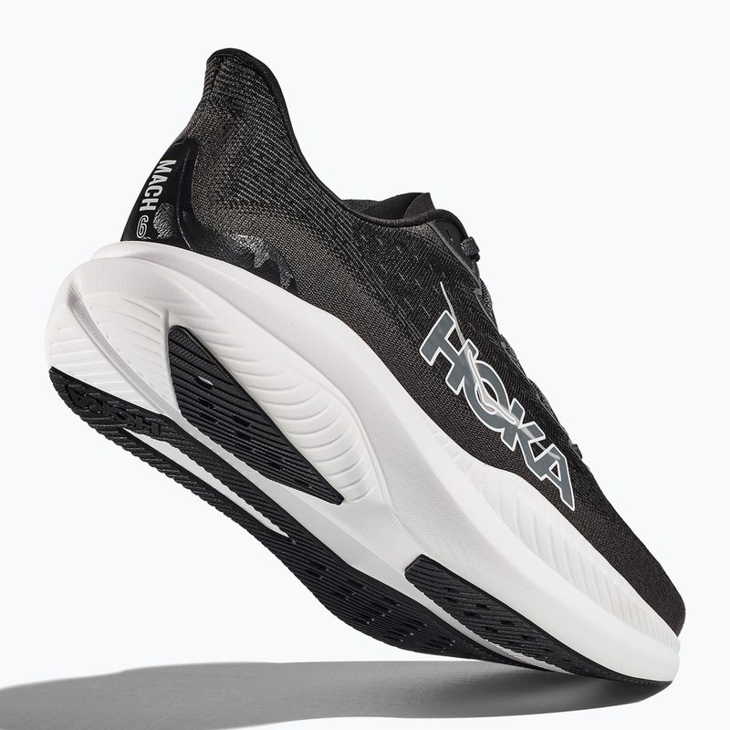 Scarpe da corsa da donna HOKA Mach 6 nero/bianco 4