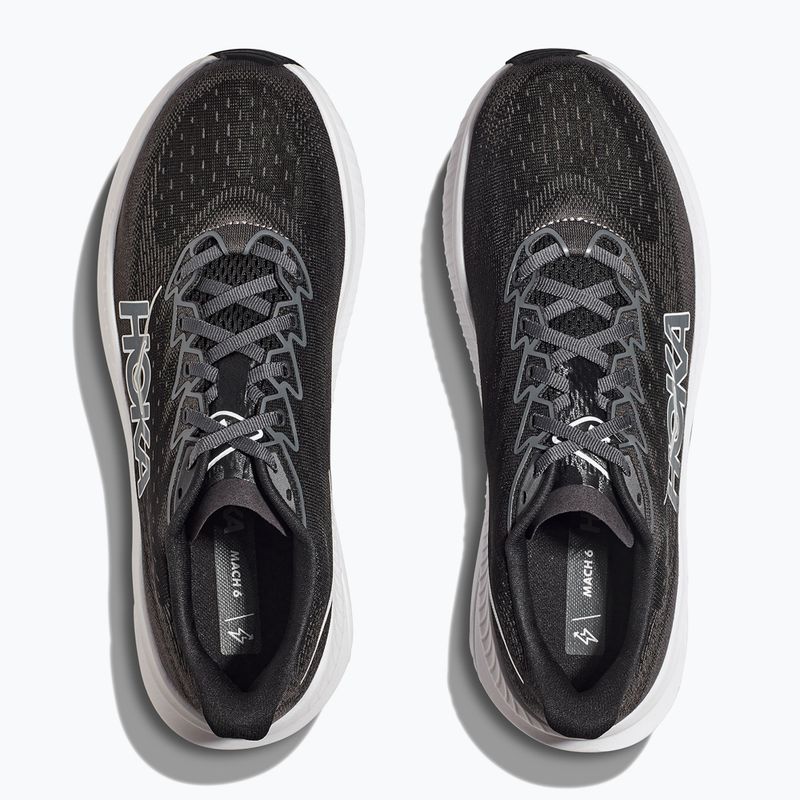 Scarpe da corsa da donna HOKA Mach 6 nero/bianco 6
