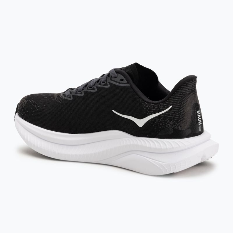 Scarpe da corsa da donna HOKA Mach 6 nero/bianco 3