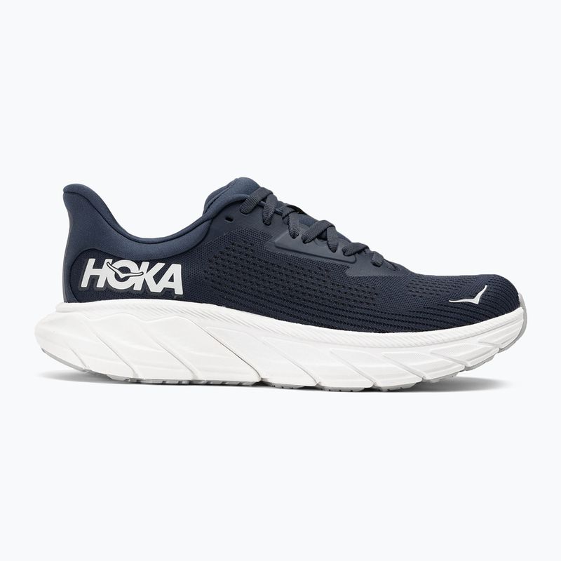 Scarpe da corsa da uomo HOKA Arahi 7 spazio esterno/bianco 2