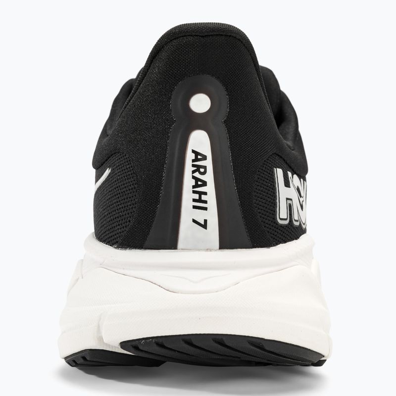 Scarpe da corsa da uomo HOKA Arahi 7 Wide nero/bianco 6