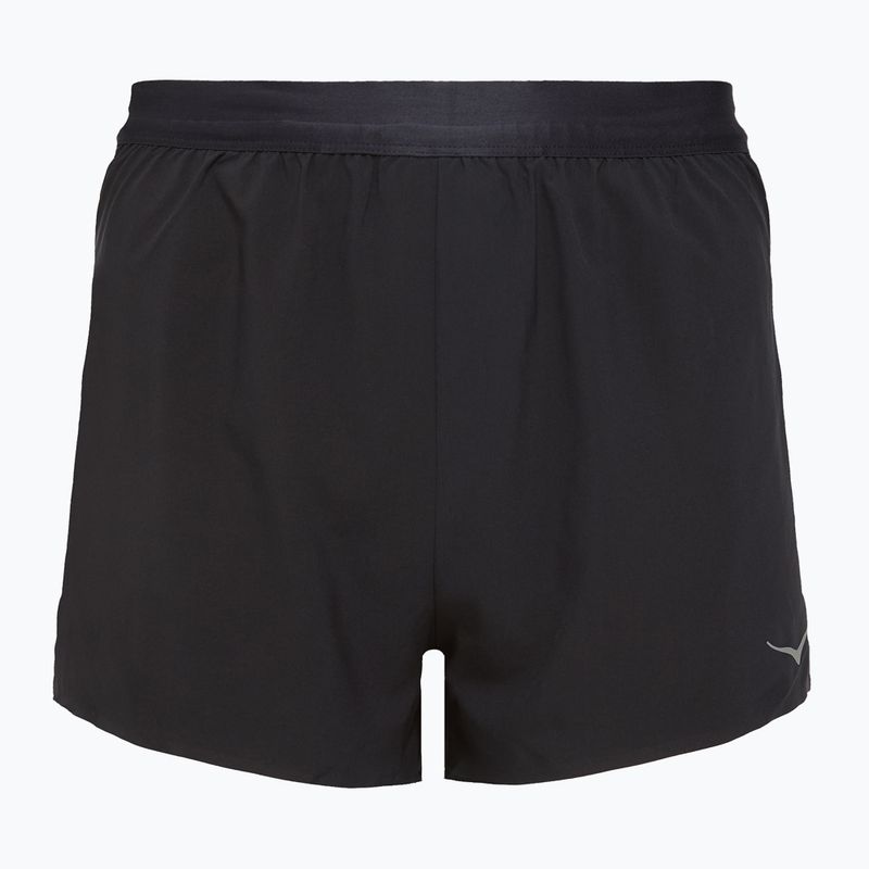 Pantaloncini da corsa HOKA Race Day Split da uomo, nero