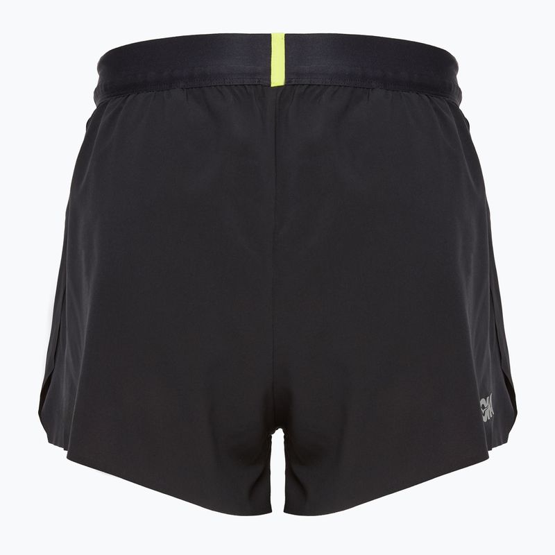 Pantaloncini da corsa HOKA Race Day Split da uomo, nero 2