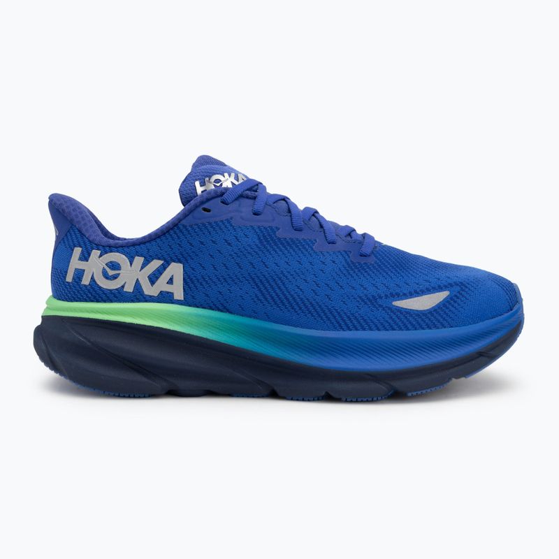 Scarpe da corsa da uomo HOKA Clifton 9 GTX blu abbagliante/cielo della sera 2