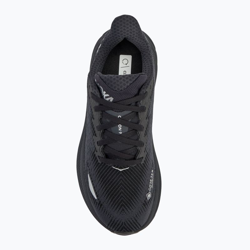 Scarpe da corsa da donna HOKA Clifton 9 GTX nero/nero 5