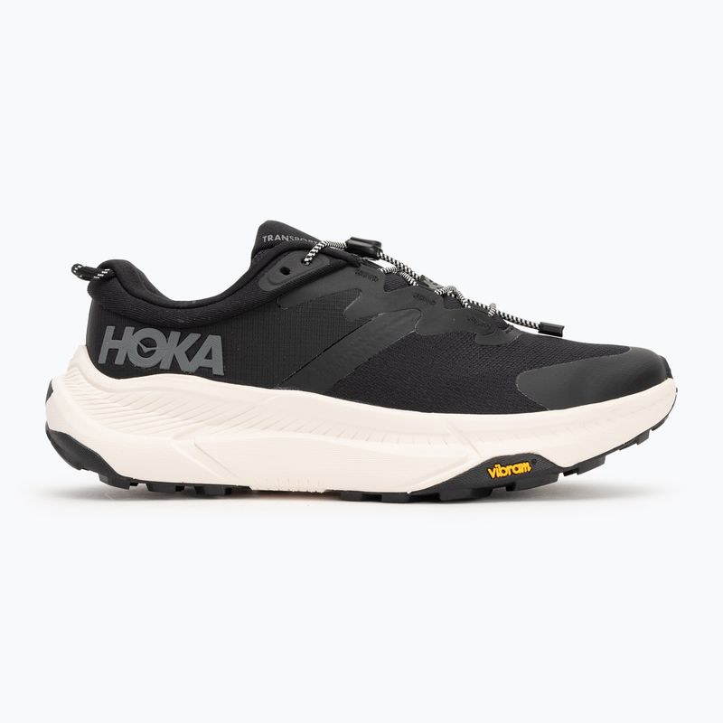 Scarpe da corsa da uomo HOKA Transport nero/alabastro 2