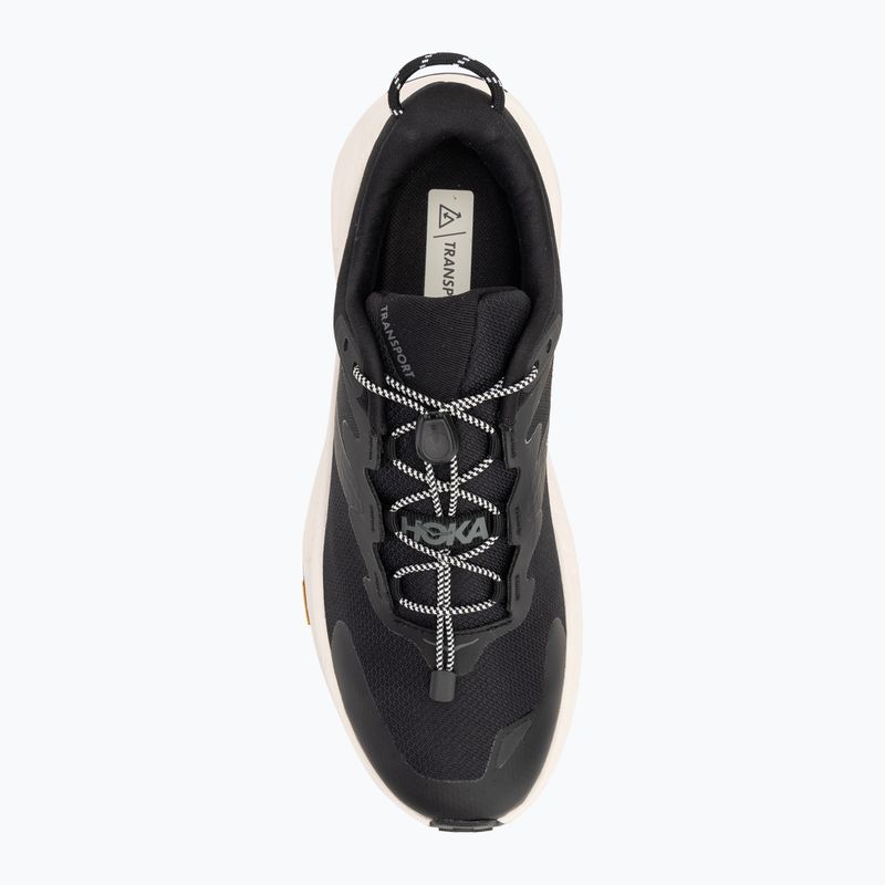 Scarpe da corsa da uomo HOKA Transport nero/alabastro 5
