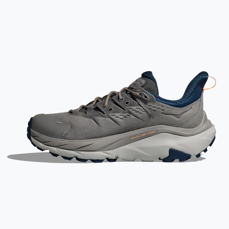 Scarpe da trekking da uomo HOKA Kaha 2 Low GTX grigio galattico/polvere di stelle 10