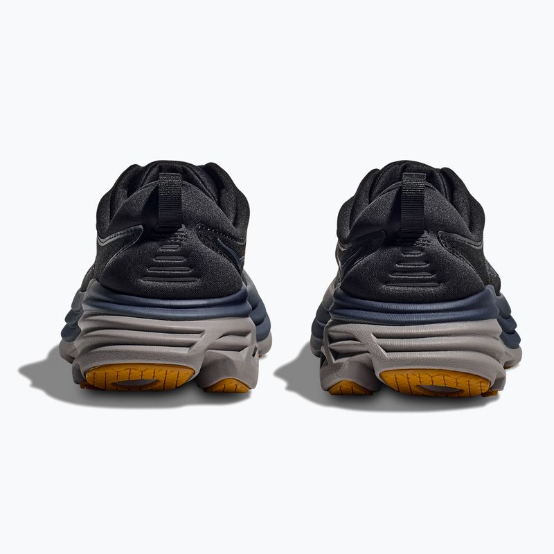 Scarpe da corsa da uomo HOKA Bondi 8 nero/ironore 4