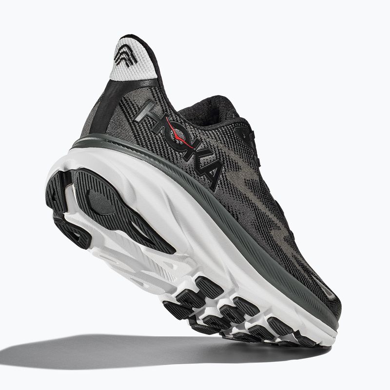 Scarpe da corsa da uomo HOKA Clifton 9 nero/outro orbita 5