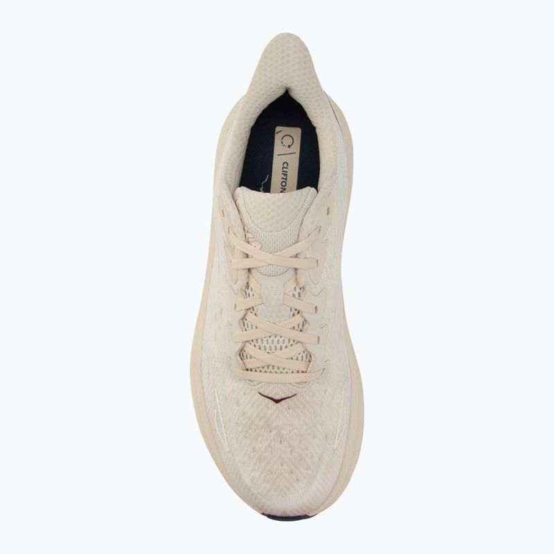HOKA scarpe da corsa da uomo Clifton 9 latte d'avena/alabastro 5