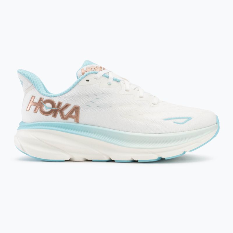 Scarpe da corsa da donna HOKA Clifton 9 gelo/oro rosa 2