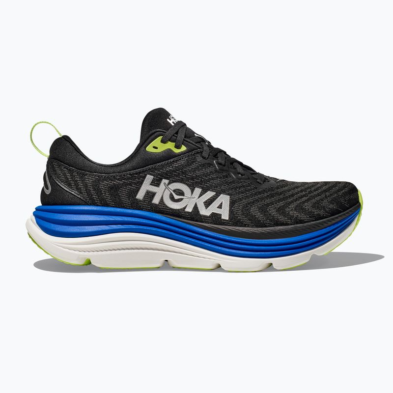 Scarpe da corsa da uomo HOKA Gaviota 5 nero/elettrico cobalto 9