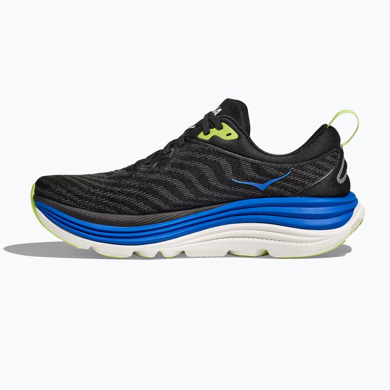 Scarpe da corsa da uomo HOKA Gaviota 5 nero/elettrico cobalto 10