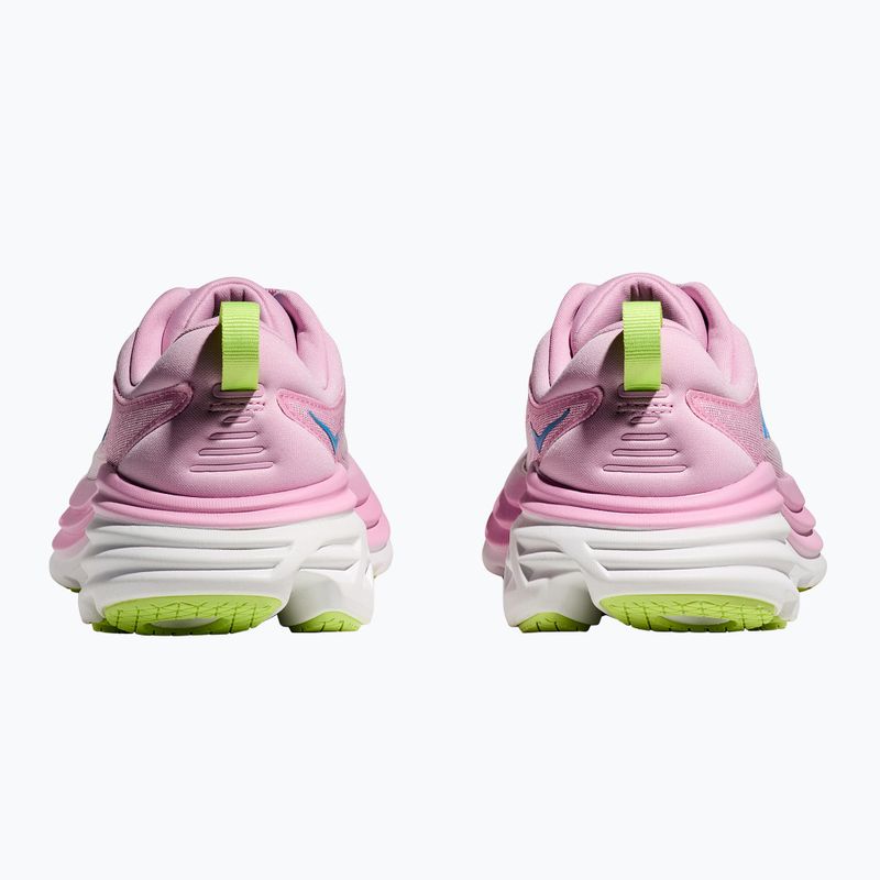 Scarpe da corsa da donna HOKA Bondi 8 rosa twilight/waterpark 11